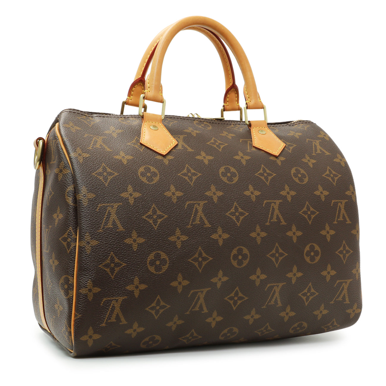 Exclusive Louis Vuitton Monogram Speedy Bandouliere 30 — Side View