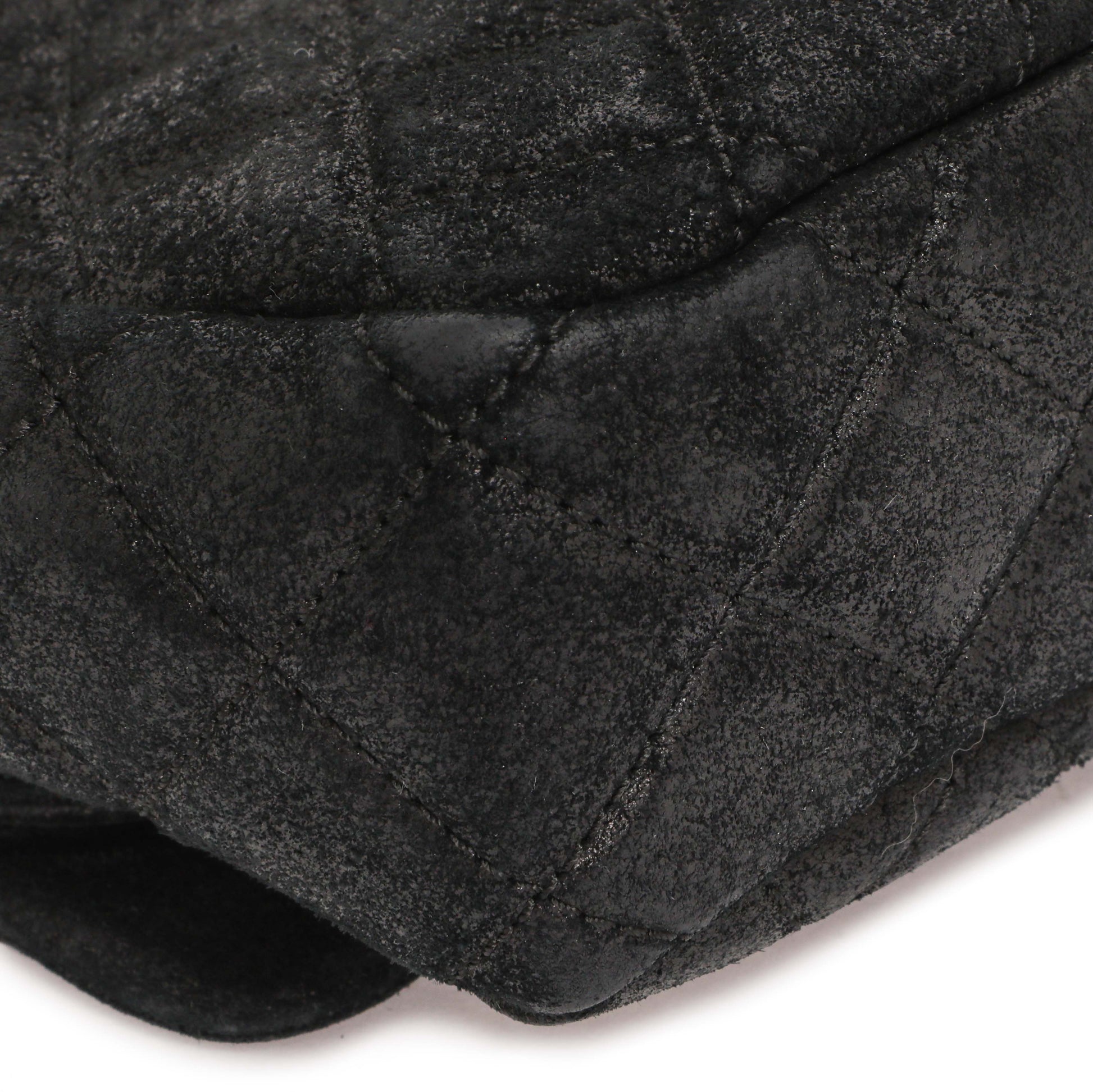 Exclusive Chanel Black Cowhide Paris Dallas Double Flap — Lifestyle View