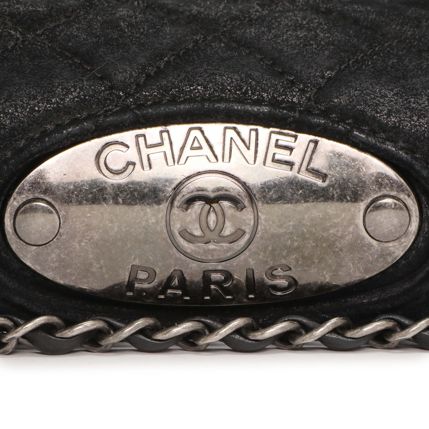 Exclusive Chanel Black Cowhide Paris Dallas Double Flap — Alternate View 8