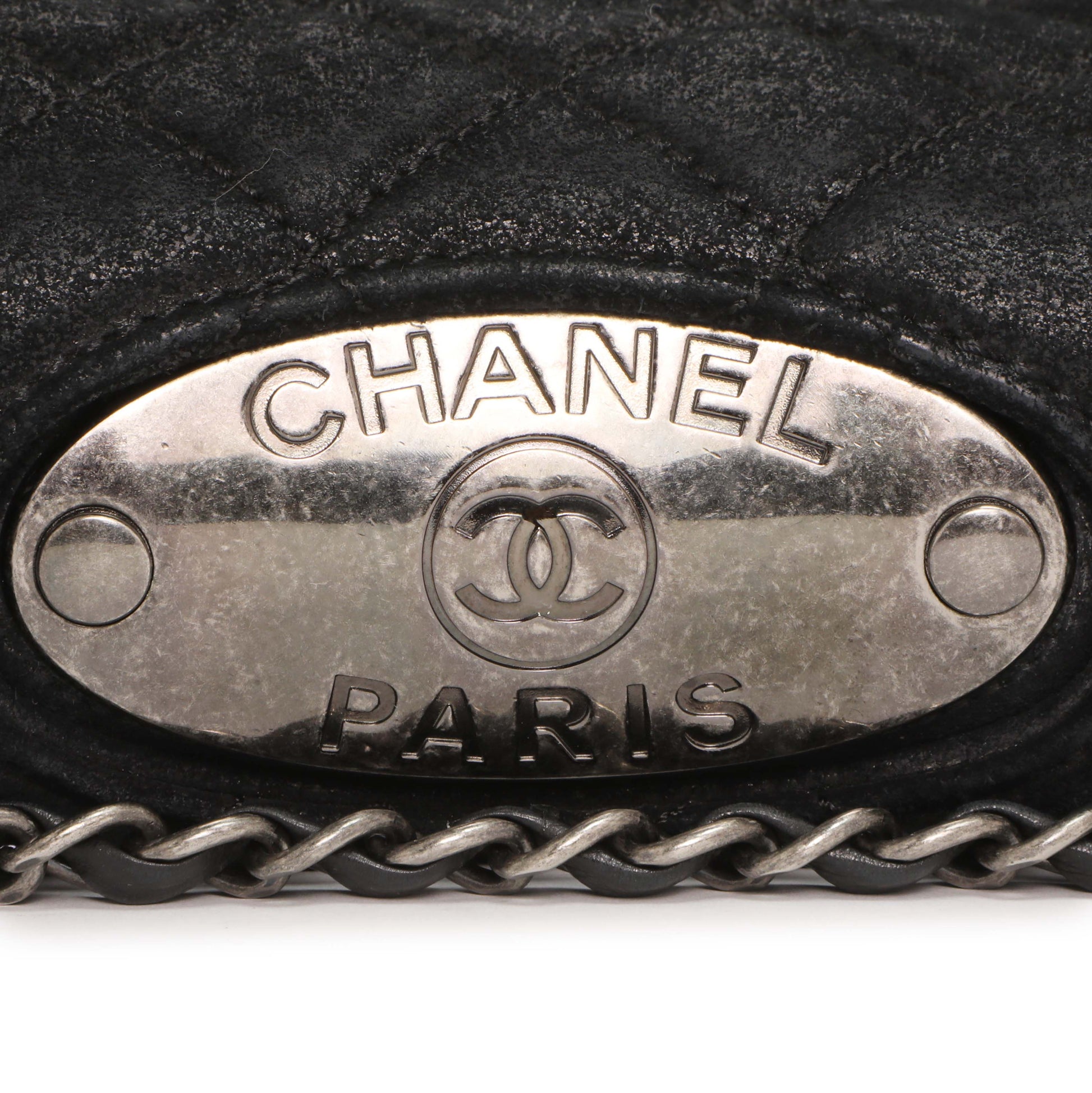 Exclusive Chanel Black Cowhide Paris Dallas Double Flap — Alternate View 8