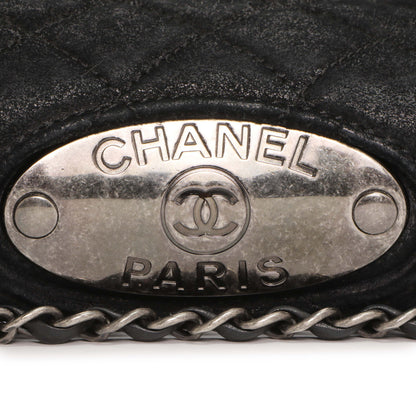 Exclusive Chanel Black Cowhide Paris Dallas Double Flap — Alternate View 8