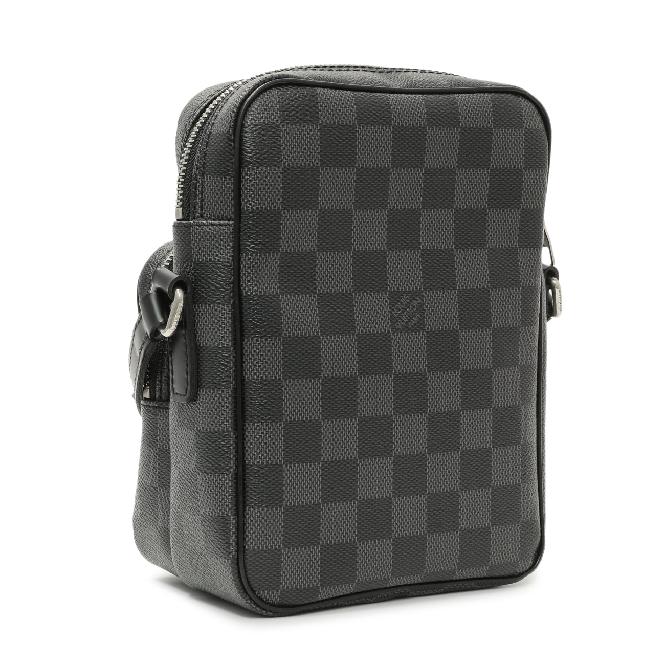 Exclusive Louis Vuitton Damier Graphite Rem Bag — Side View