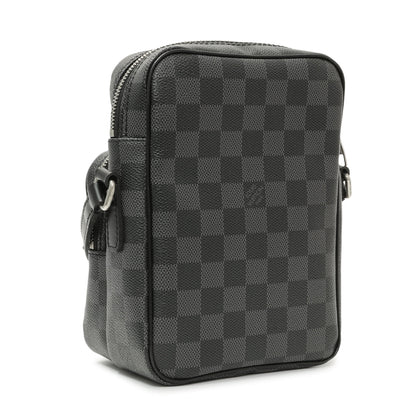 Exclusive Louis Vuitton Damier Graphite Rem Bag — Side View