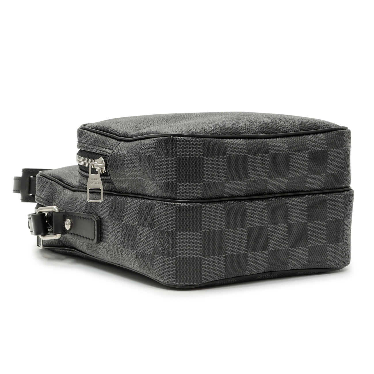 Exclusive Louis Vuitton Damier Graphite Rem Bag — Back View