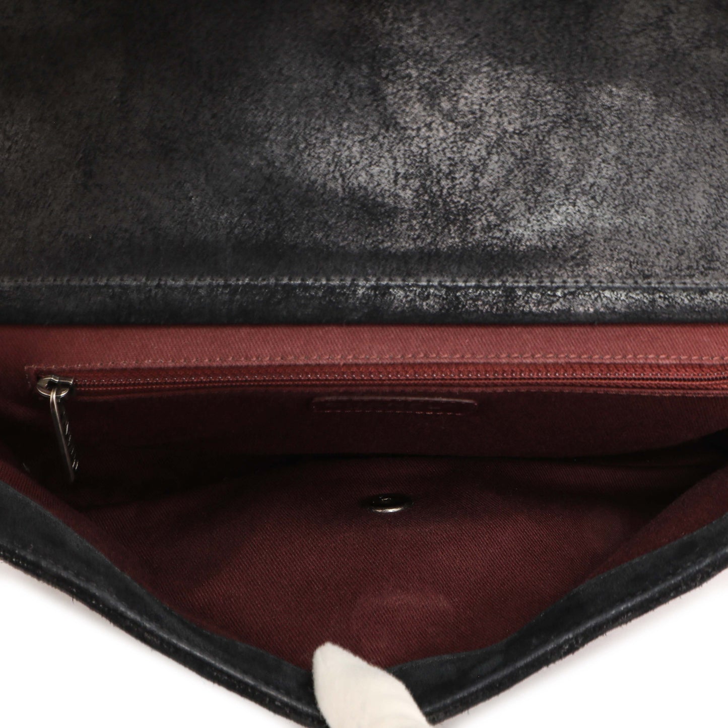 Exclusive Chanel Black Cowhide Paris Dallas Double Flap — Alternate View 9