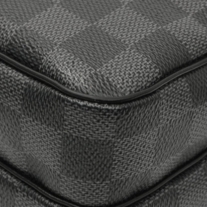 Exclusive Louis Vuitton Damier Graphite Rem Bag — Detail View