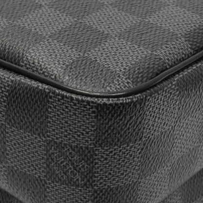 Exclusive Louis Vuitton Damier Graphite Rem Bag — Lifestyle View