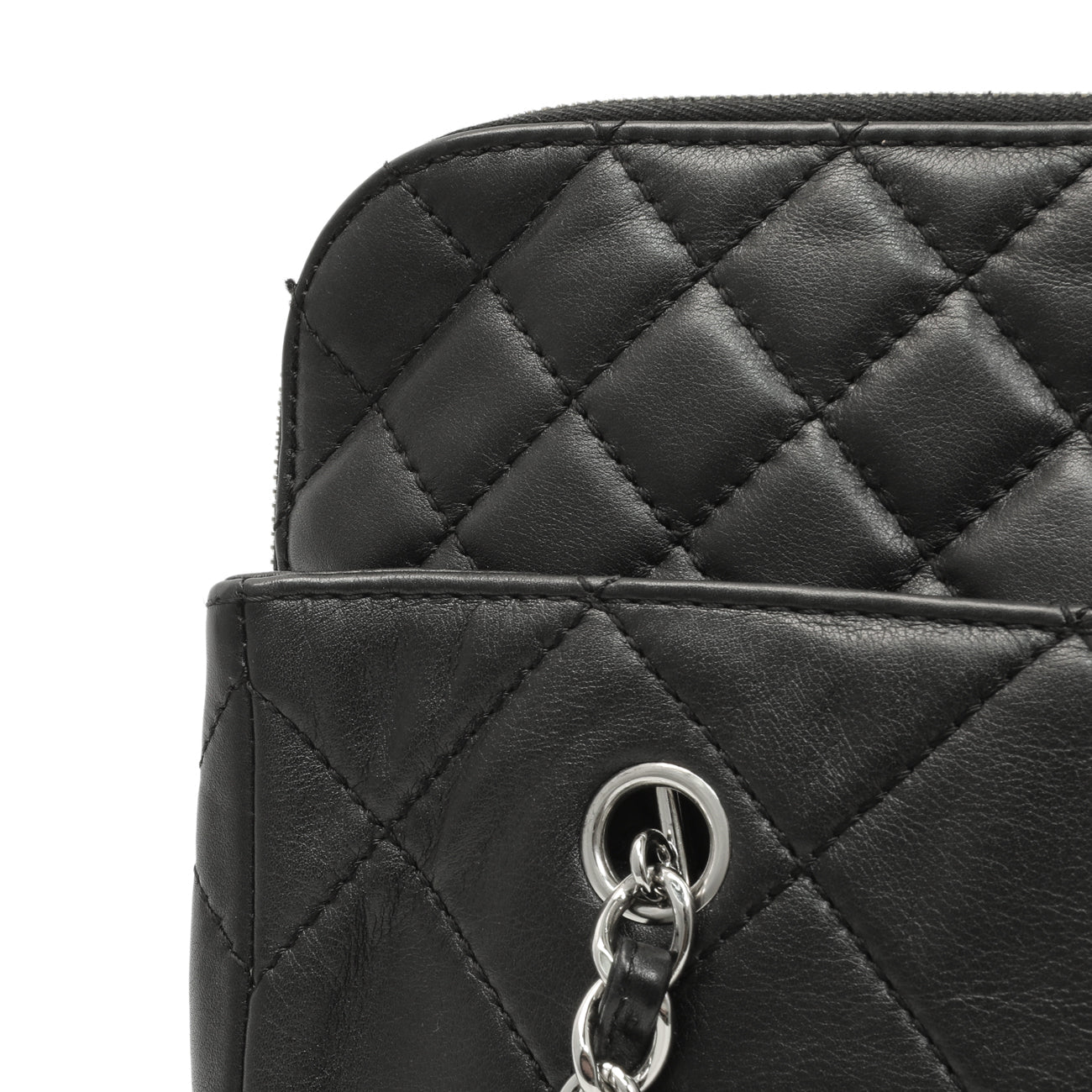 Exclusive Chanel Black Quilted Calfskin In The Business Camera Bag — Alternate View 7