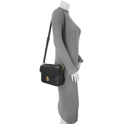 Exclusive Louis Vuitton Black Empreinte Pochette Metis — Alternate View 12