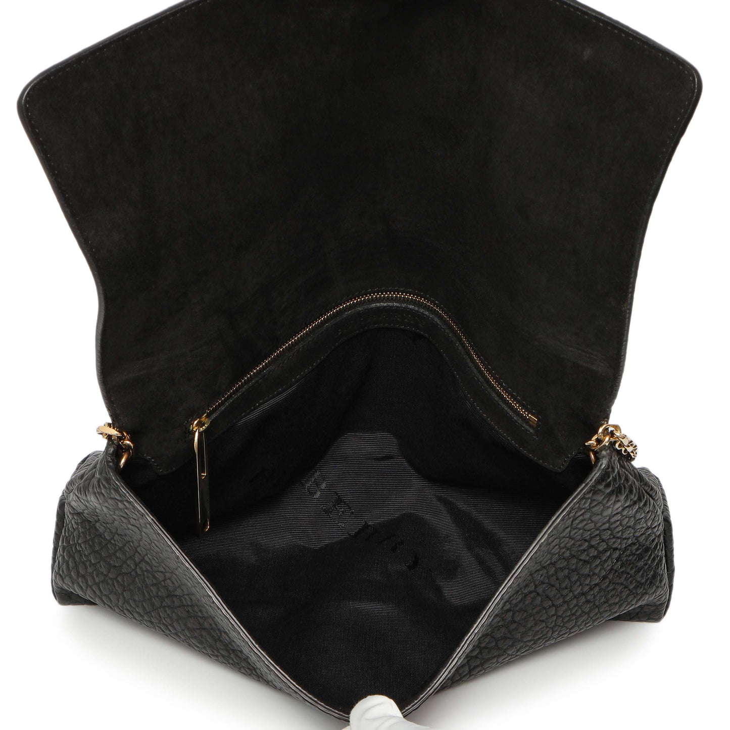 Exclusive Burberry Black Grained Calfskin Mildenhall Crossbody — Alternate View 8