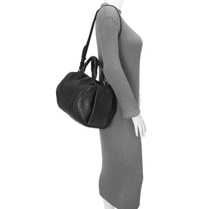 Exclusive Alexander Wang Black Pebbled Lambskin Rocco — Alternate View 9