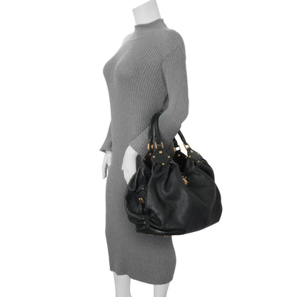 Exclusive Louis Vuitton Black Monogram Mahina L — Alternate View 8