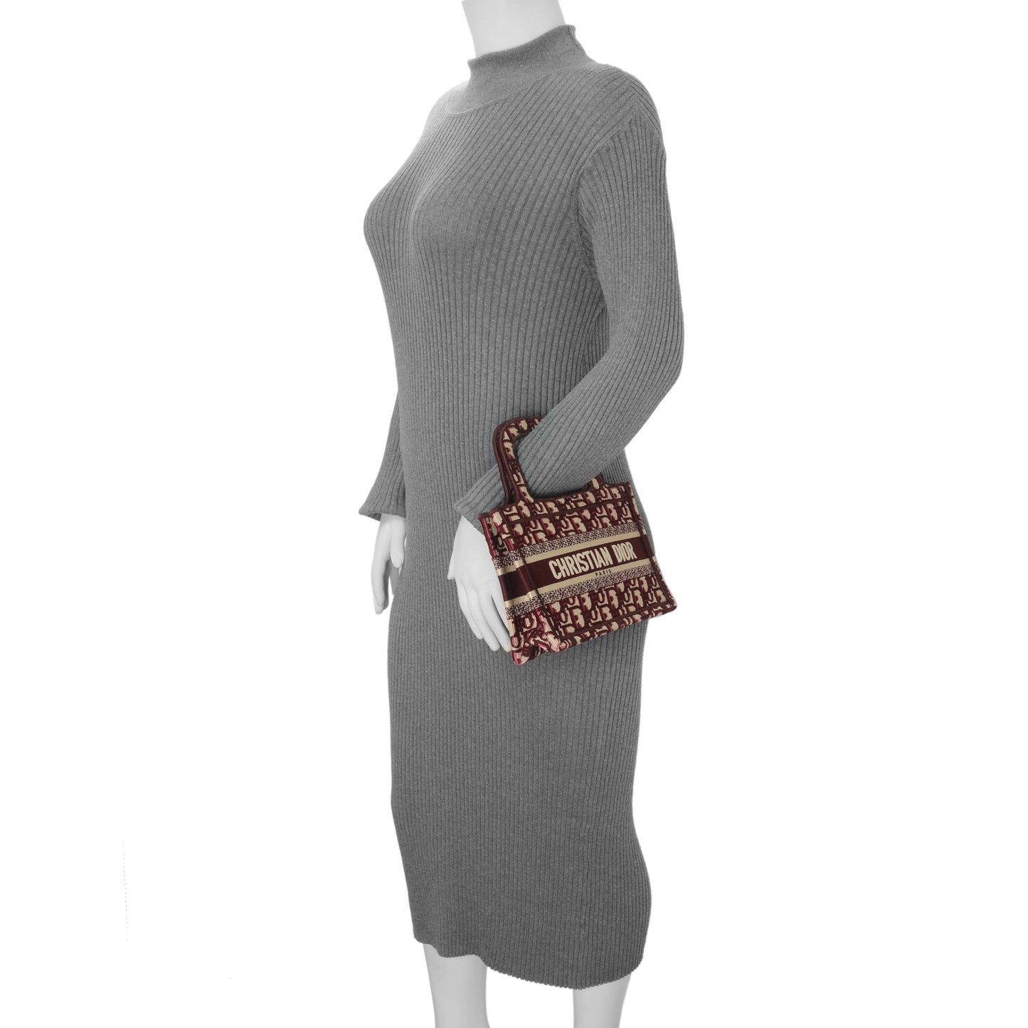 Exclusive Christian Dior Oblique Mini Book Tote — Alternate View 11