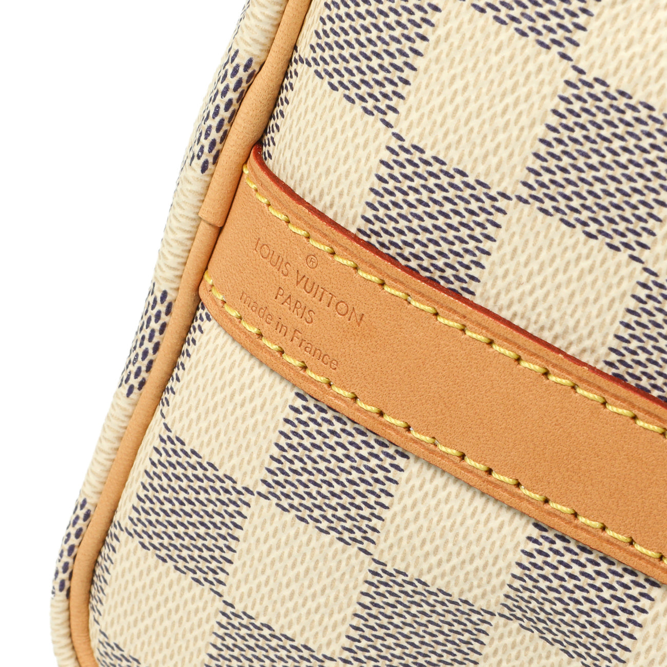Exclusive Louis Vuitton Damier Azur Speedy Bandouliere 25 — Detail View