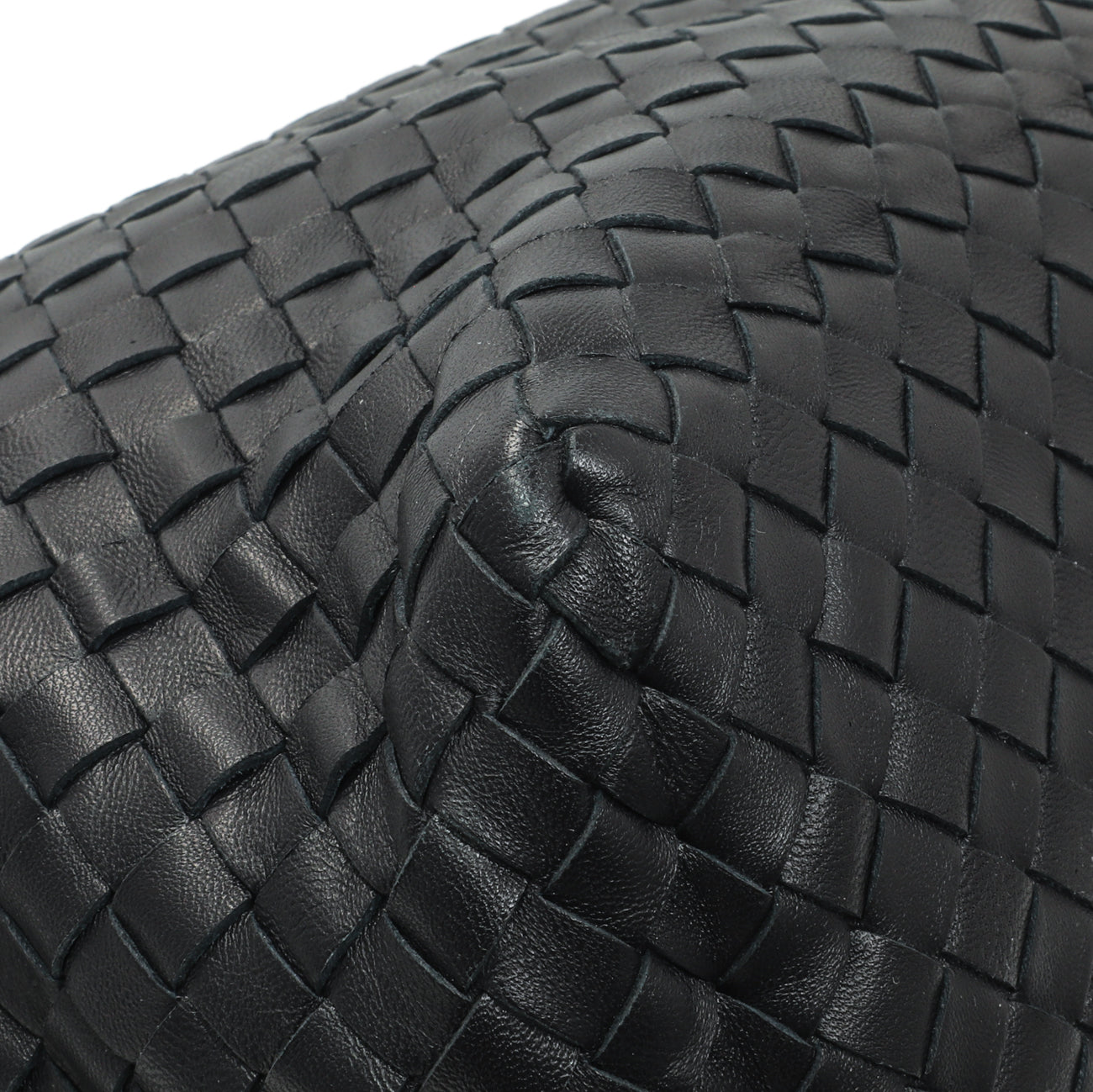 Exclusive Bottega Veneta Black Nappa Intrecciato Brick Tote — Lifestyle View