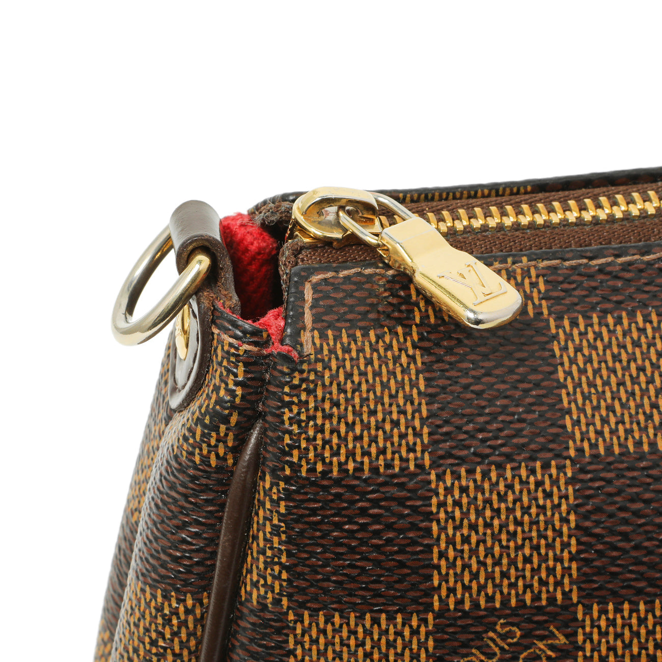 Exclusive Louis Vuitton Damier Ebene Eva Clutch — Alternate View 10