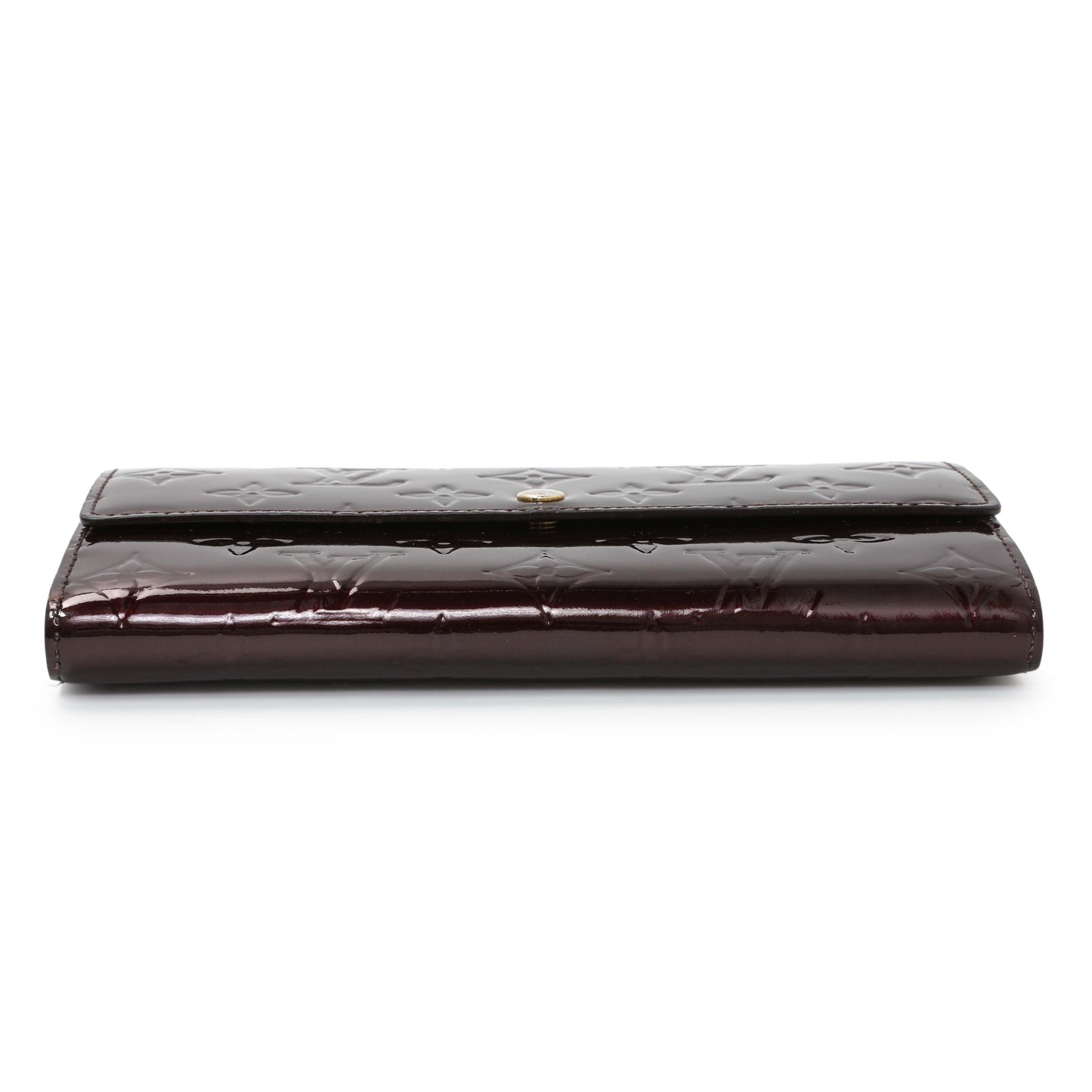 Exclusive Louis Vuitton Amarante Vernis Sarah Wallet — Back View