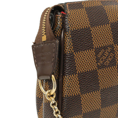 Exclusive Louis Vuitton Damier Ebene Eva Clutch — Alternate View 11