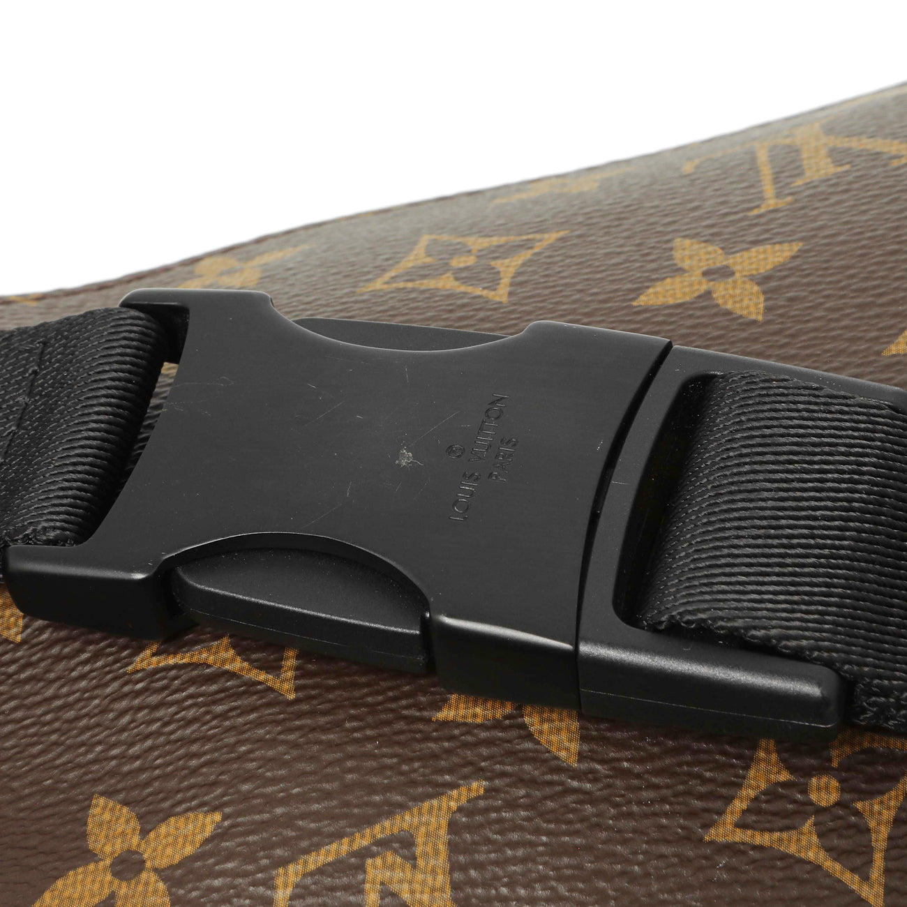 Exclusive Louis Vuitton Monogram Macassar Christopher Bumbag — Lifestyle View
