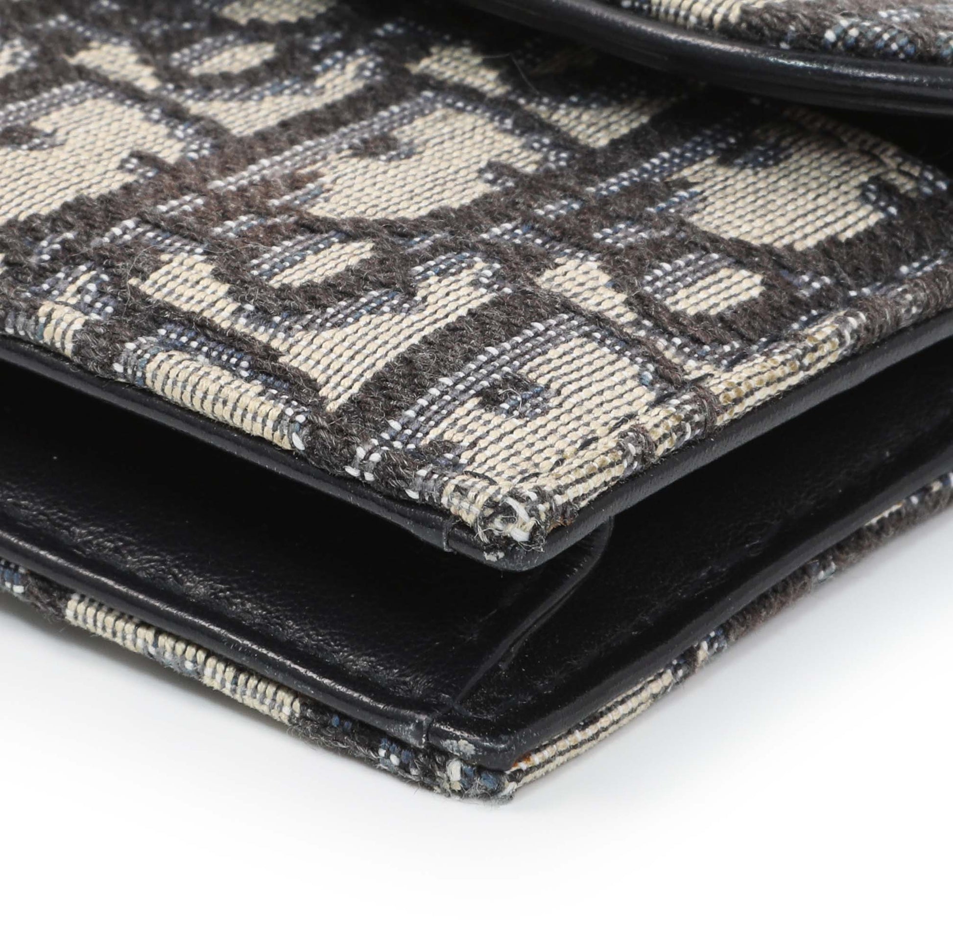 Exclusive Christian Dior Oblique Saddle Card Holder — Detail View