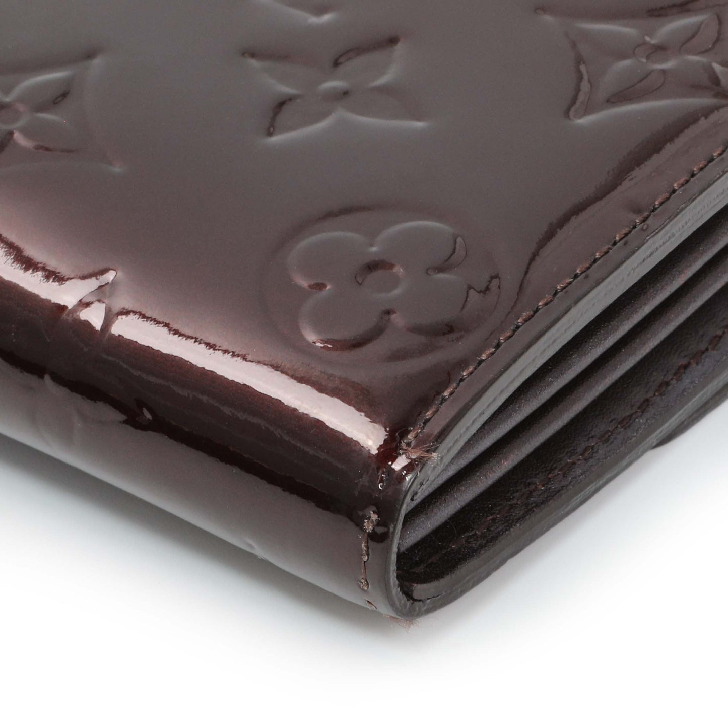 Exclusive Louis Vuitton Amarante Vernis Sarah Wallet — Alternate View 9