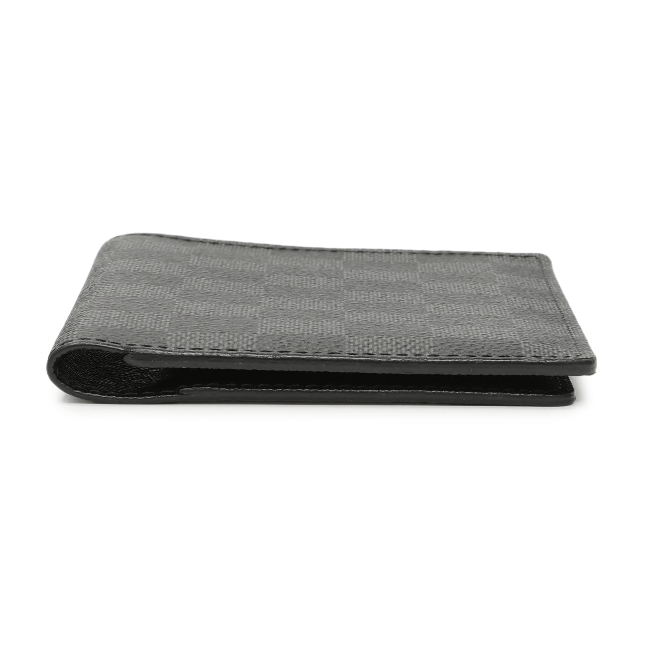 Exclusive Louis Vuitton Damier Graphite Passport Cover — Back View