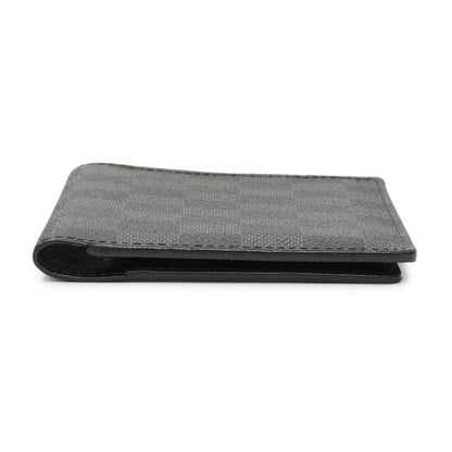 Exclusive Louis Vuitton Damier Graphite Passport Cover — Back View