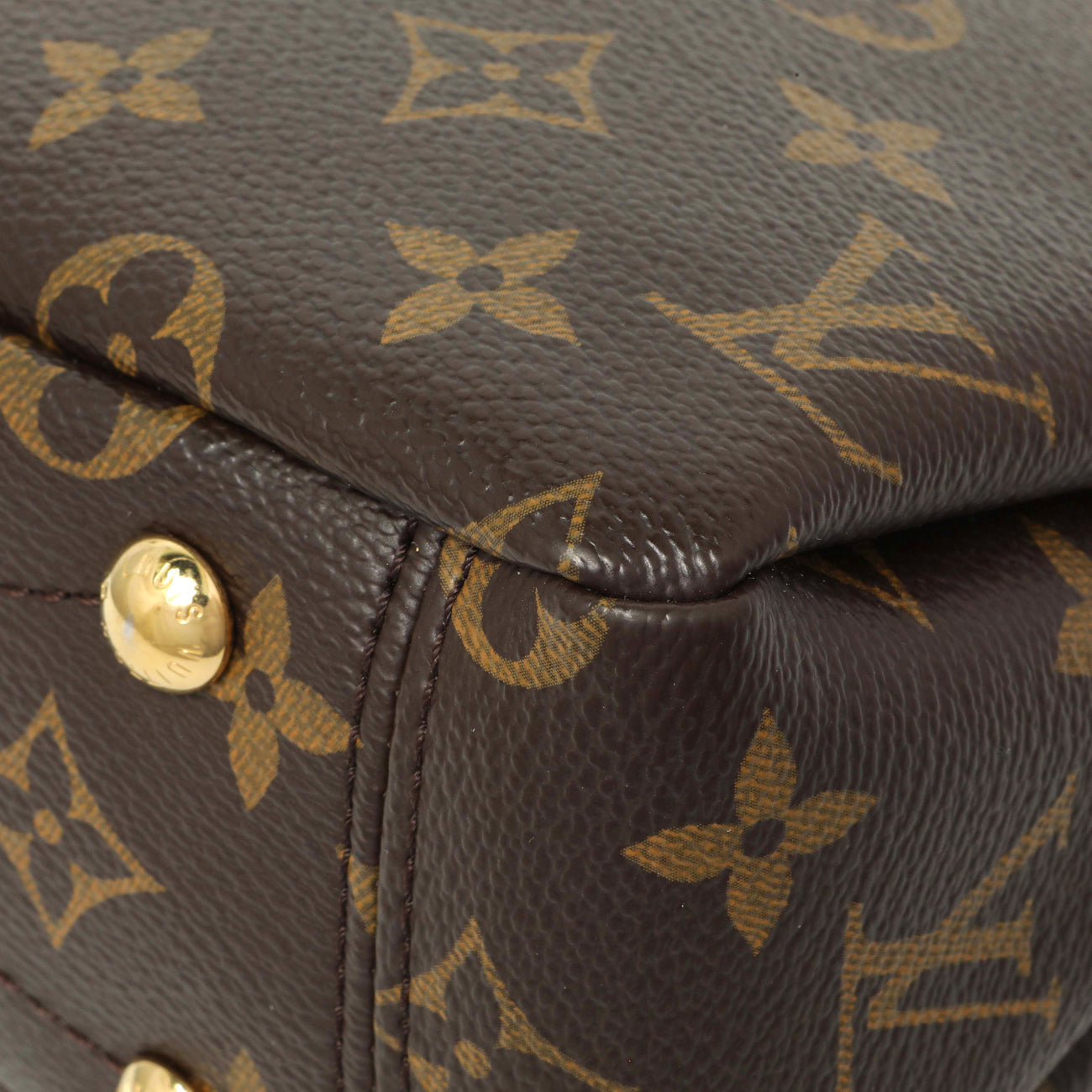 Exclusive Louis Vuitton Monogram Noir Pallas BB — Detail View