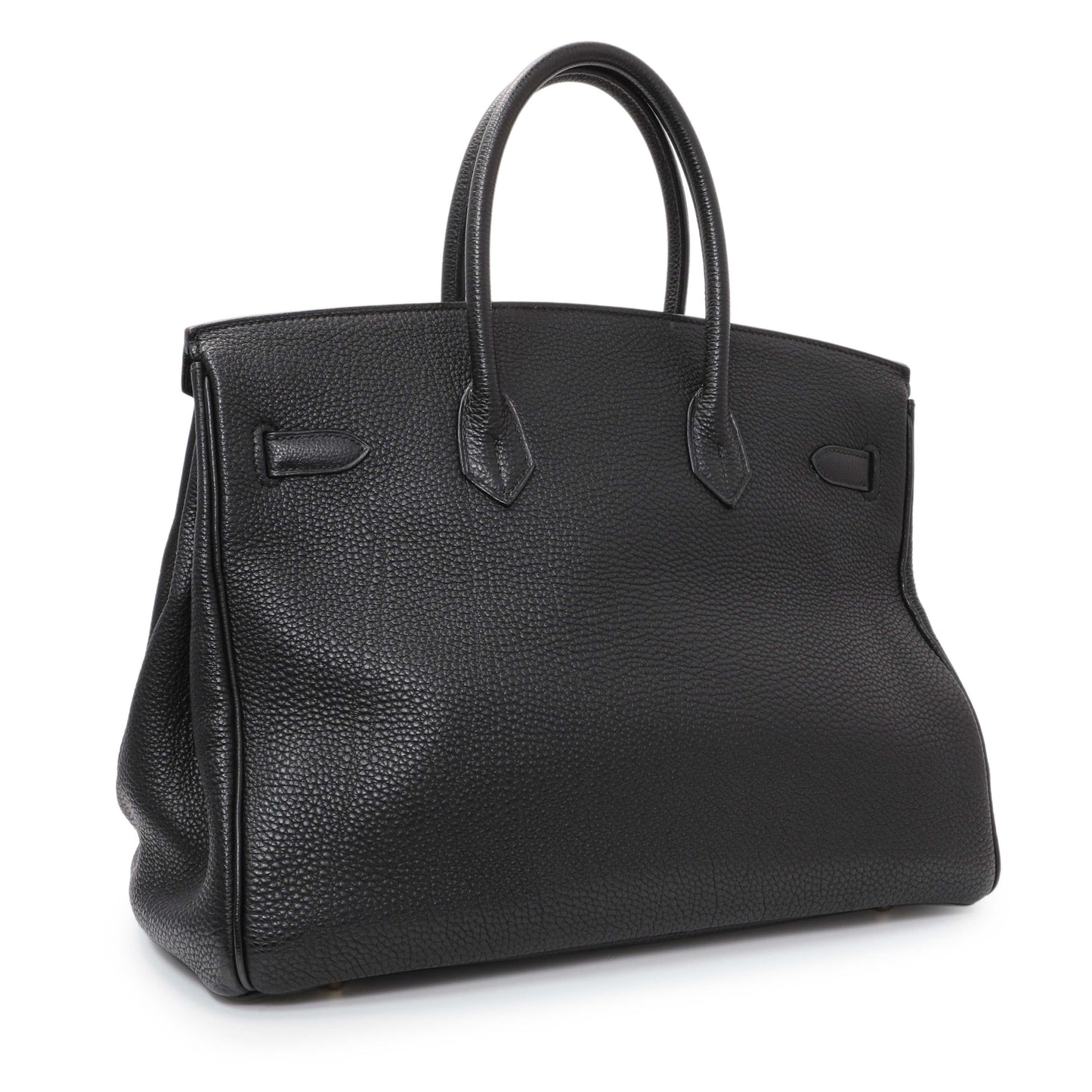 Exclusive Hermes Black Togo Birkin 35 — Side View