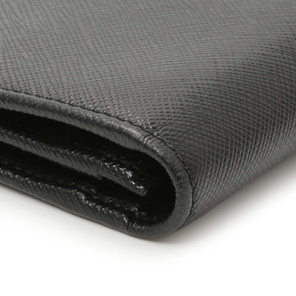 Exclusive Prada Nero Saffiano Bifold Long Wallet — Alternate View 7
