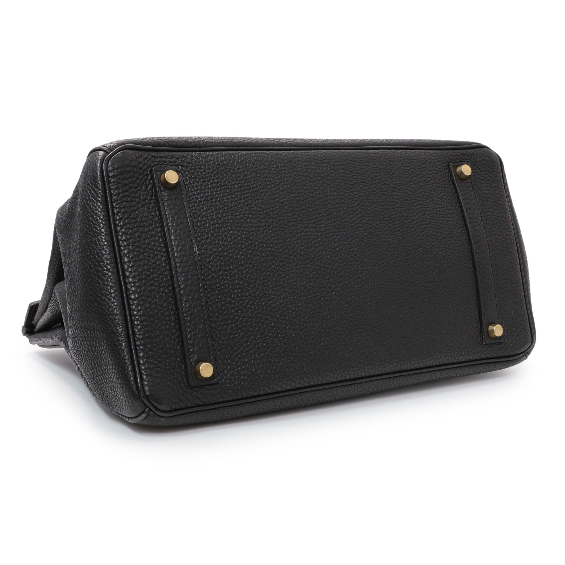 Exclusive Hermes Black Togo Birkin 35 — Back View