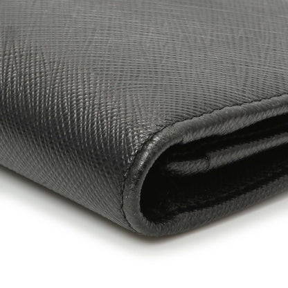 Exclusive Prada Nero Saffiano Bifold Long Wallet — Alternate View 9