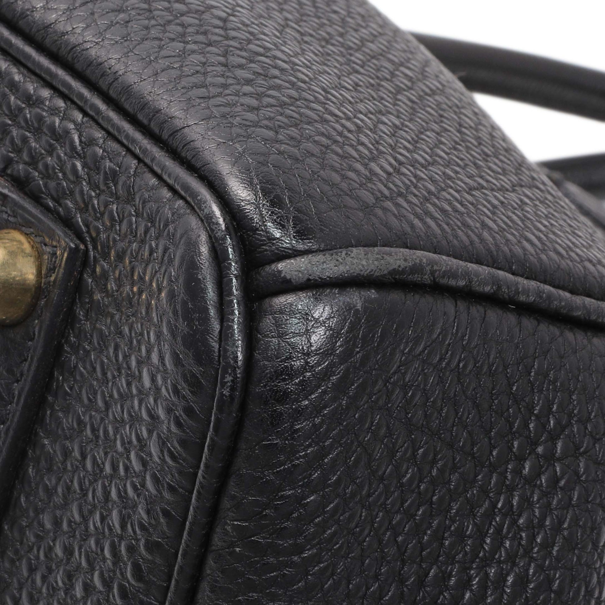 Exclusive Hermes Black Togo Birkin 35 — Alternate View 7
