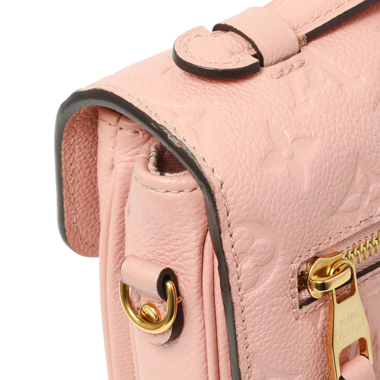 Exclusive Louis Vuitton Rose Poudre Empreinte Pochette Metis — Alternate View 10