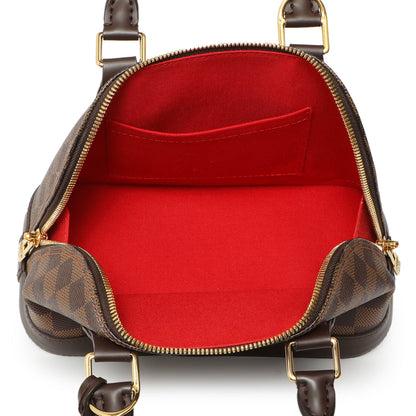 Exclusive Louis Vuitton Damier Ebene Alma BB — Top View