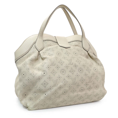 Exclusive Louis Vuitton Ivory Mahina Cirrus MM — Side View