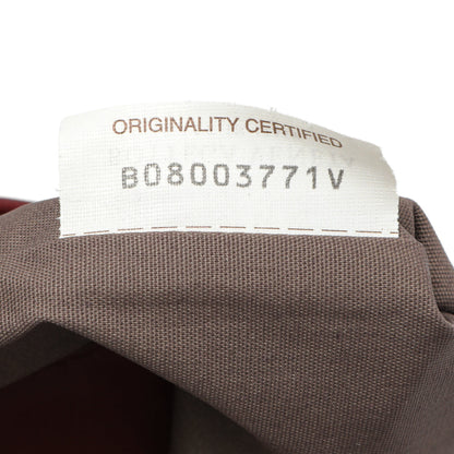 Exclusive Bottega Veneta Burgundy Nappa Intrecciato Zip Pouch — Alternate View 10