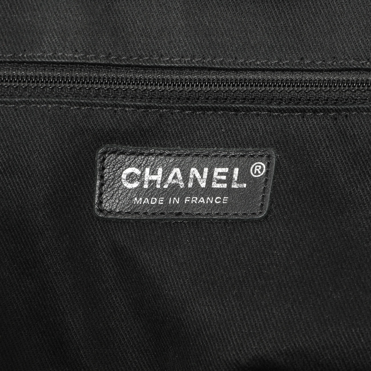 Exclusive Chanel Black Quilted Calfskin In The Business Camera Bag — Detail View