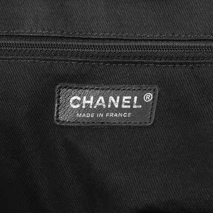 Exclusive Chanel Black Quilted Calfskin In The Business Camera Bag — Detail View