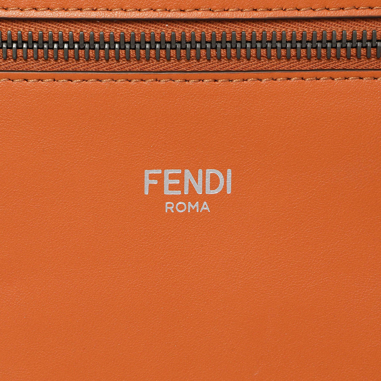 Exclusive Fendi Grey Cuoio Romano Vitello Cover Monochrome Medium Peekaboo ISeeU Satchel — Alternate View 9