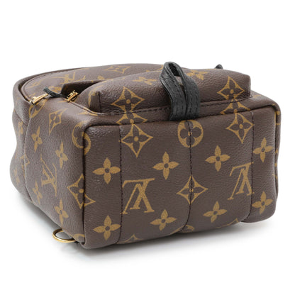 Exclusive Louis Vuitton Monogram Palm Springs Backpack Mini — Back View