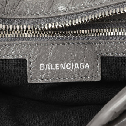 Exclusive Balenciaga Dark Grey Agneau Arena Neo Cagole Handbag XS — Lifestyle View
