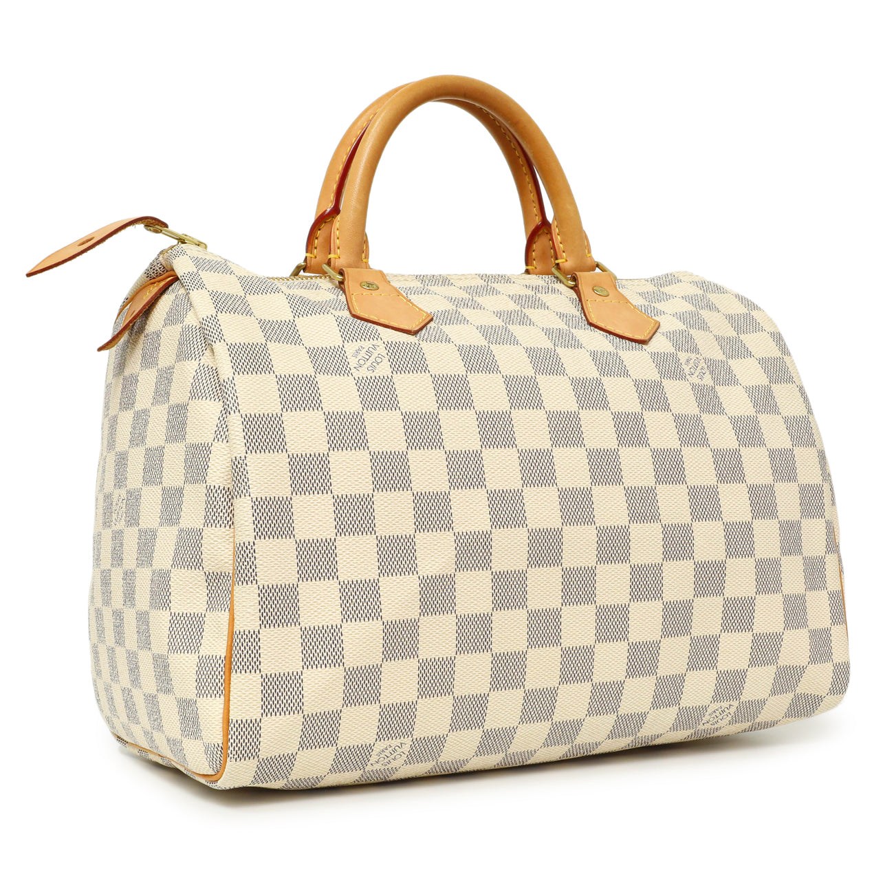 Exclusive Louis Vuitton Damier Azur Speedy 30 — Side View