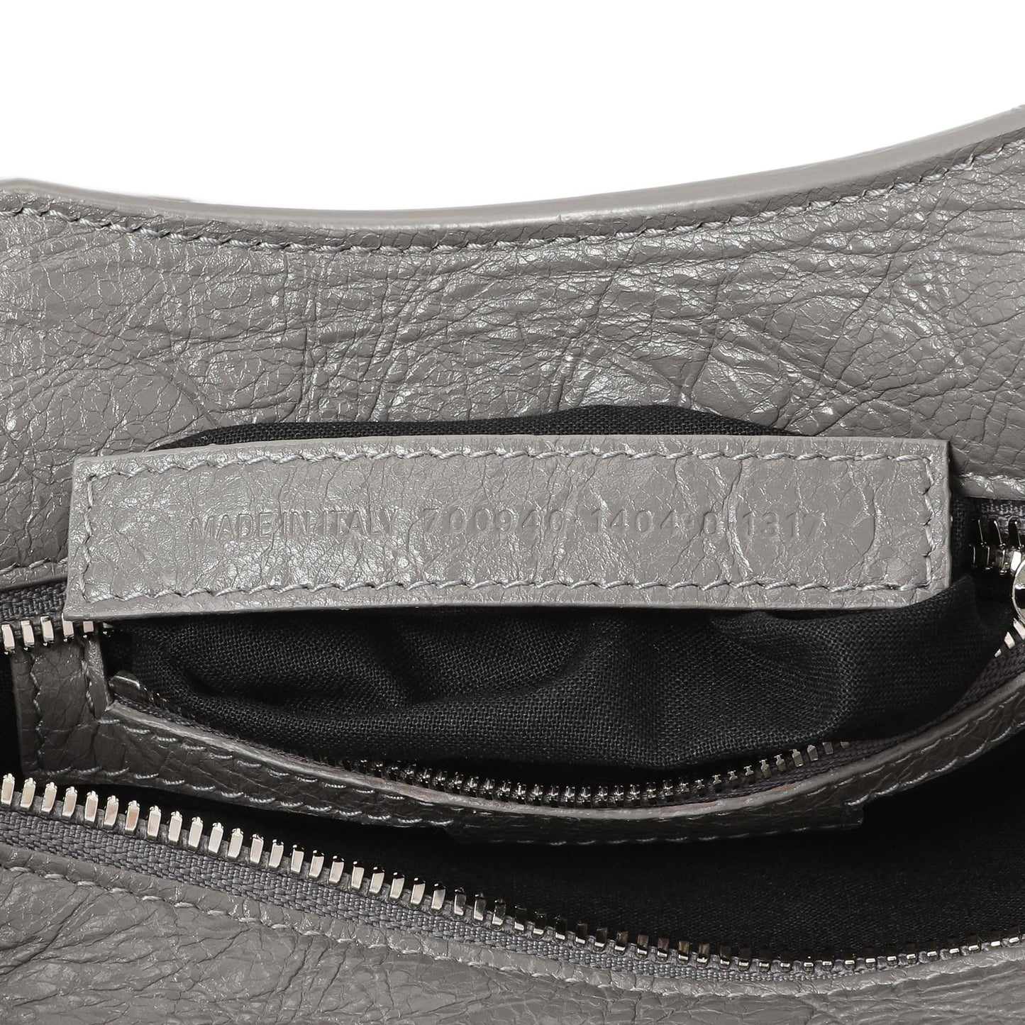 Exclusive Balenciaga Dark Grey Agneau Arena Neo Cagole Handbag XS — Alternate View 7