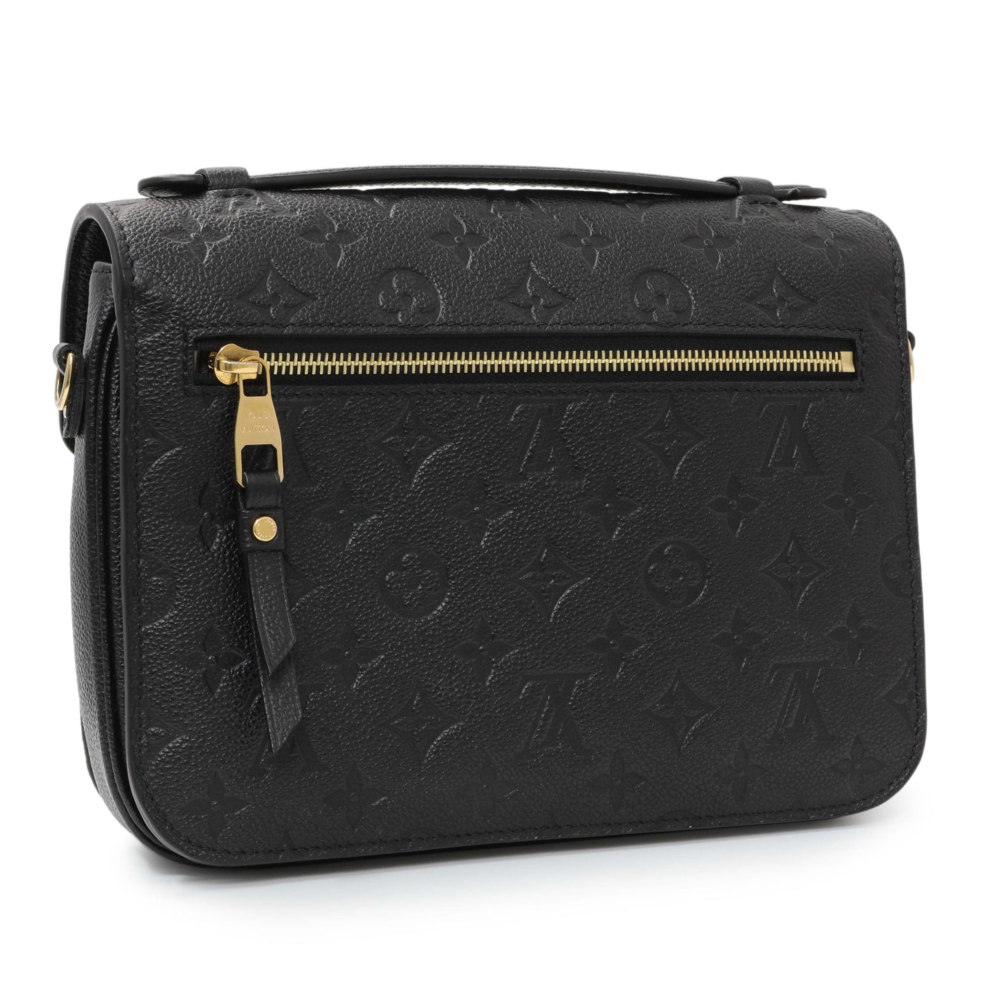 Exclusive Louis Vuitton Black Empreinte Pochette Metis — Side View