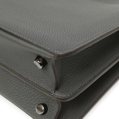 Exclusive Fendi Grey Cuoio Romano Vitello Cover Monochrome Medium Peekaboo ISeeU Satchel — Alternate View 7