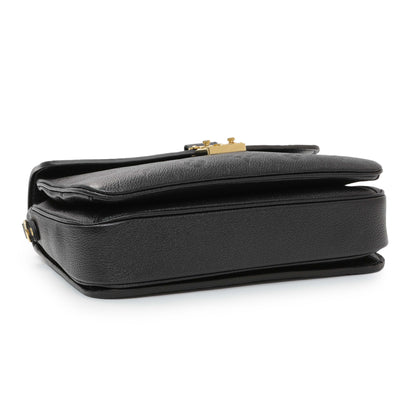 Exclusive Louis Vuitton Black Empreinte Pochette Metis — Back View