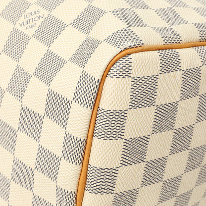 Exclusive Louis Vuitton Damier Azur Speedy 30 — Detail View