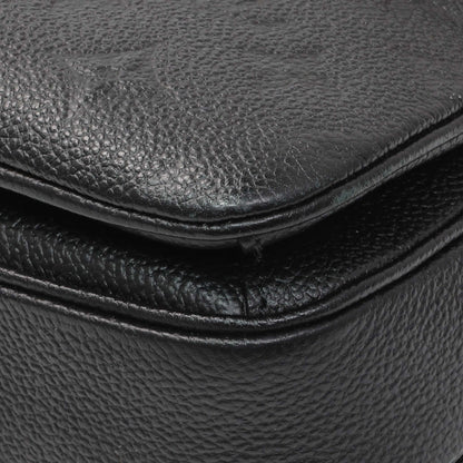 Exclusive Louis Vuitton Black Empreinte Pochette Metis — Detail View