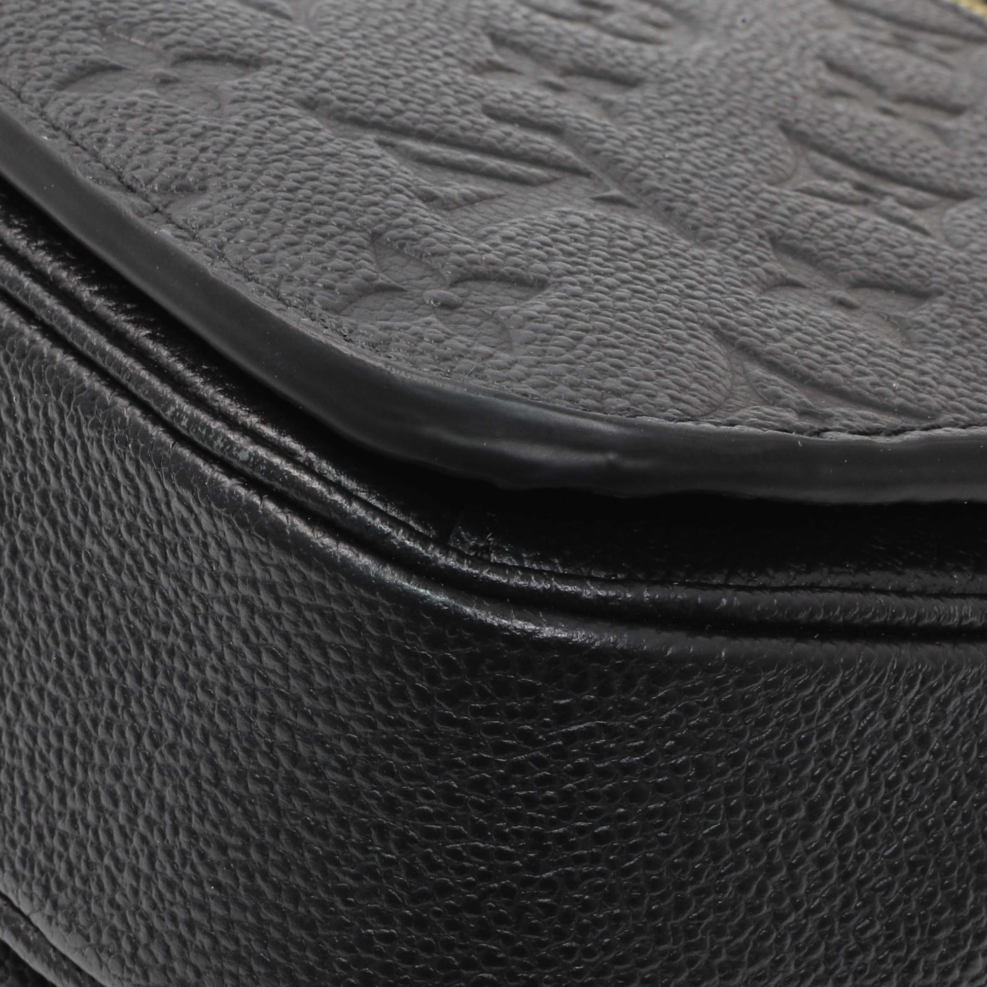 Exclusive Louis Vuitton Black Empreinte Pochette Metis — Alternate View 7